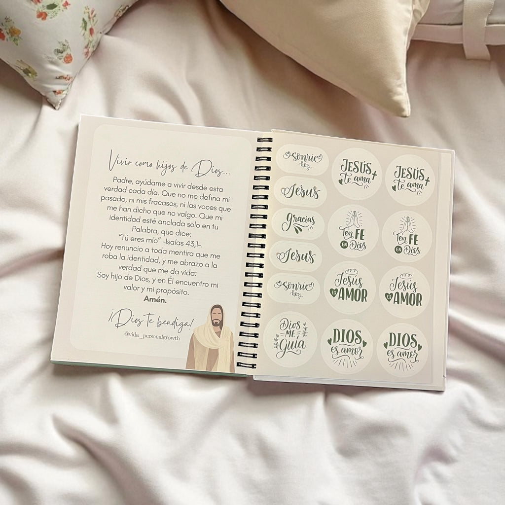 Sanando las Heridas con Jesús: Catholic Prayer & Gratitude Journal